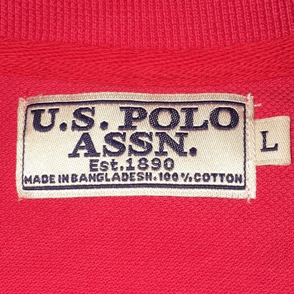 U.S polor assn men’s large short sleeve polo shirt - Picture 6 of 6